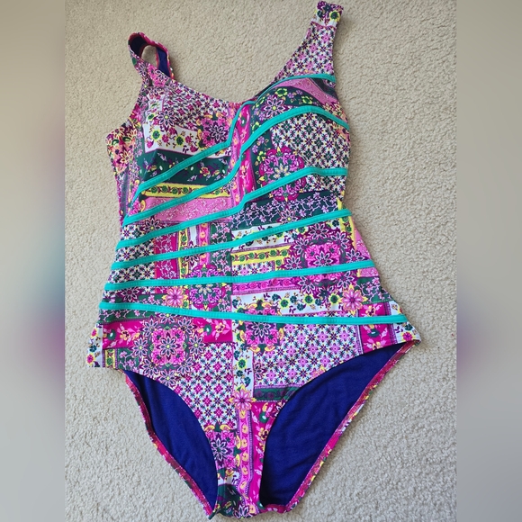 Dolfin Other - Dolfin Swimwear 1X AquaShape One Piece Swimsuit Size XL